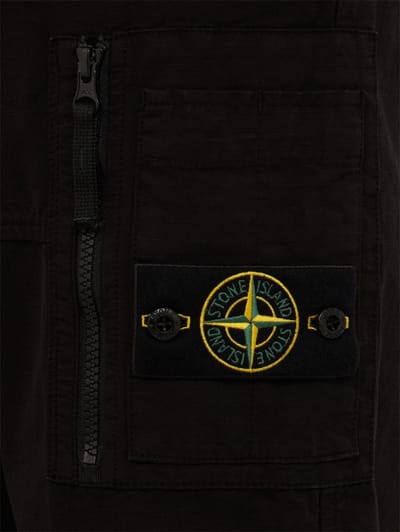 Stone Island: Cotton cargo pants with pockets