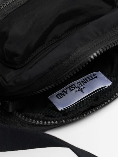 Stone Island: 标志补丁斜挎包