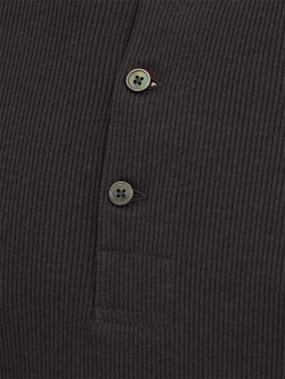 Lemaire: Ribbed cotton and linen-blend henley