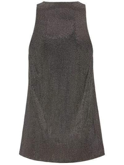 Giuseppe Di Morabito: Metallic mesh top