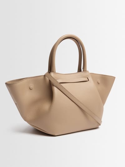 DeMellier: 米迪纽约软手柄皮革托特包