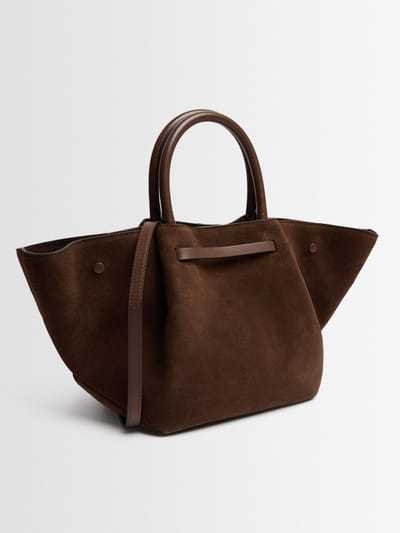 DeMellier: 纽约中号绒面手提包