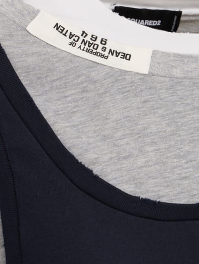 Dsquared2: Mixed Jersey Long Sleeves Tee