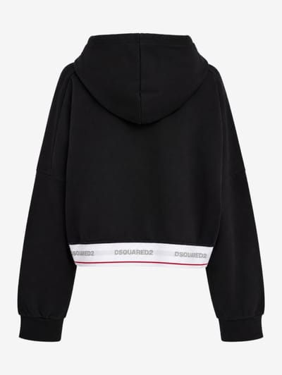 Dsquared2: Onion Cropped Fit Hoodie