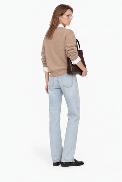 CRUNA: Oversized v-neck sweater