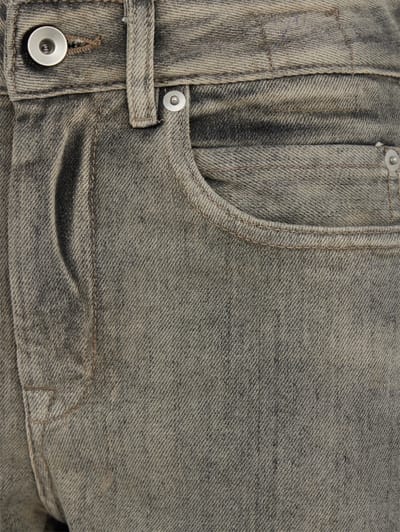 Rick Owens DRKSHDW: Pantaloni in denim - fog