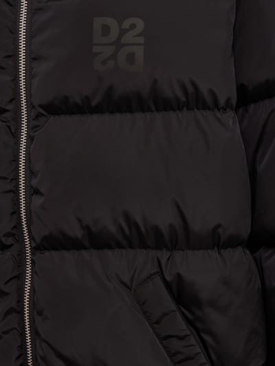 Dsquared2: D2 logo faux feather down jacket