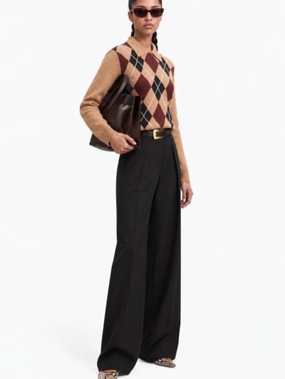 MSGM: Polo con motivo a rombi