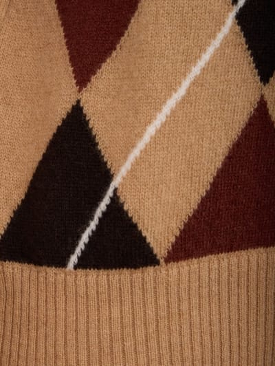 MSGM: Polo con motivo a rombi