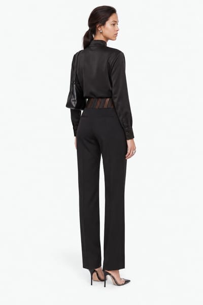 CRUNA: Regular fit mock-neck top