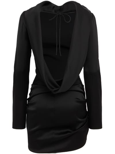 Giuseppe Di Morabito: Open-back draped mini dress