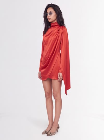 Giuseppe Di Morabito: Silk short dress