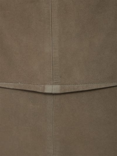Rick Owens: Sliced leather skirt