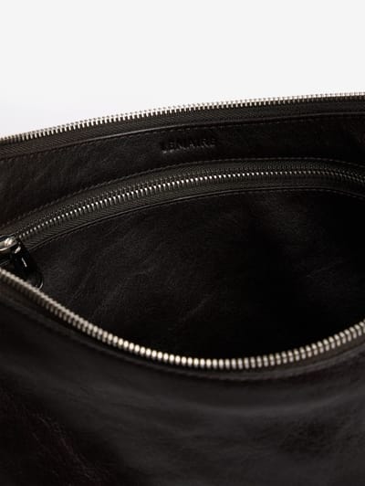 Lemaire: Small belted hobo bag