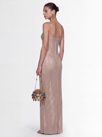 Giuseppe Di Morabito: Sparkling long dress