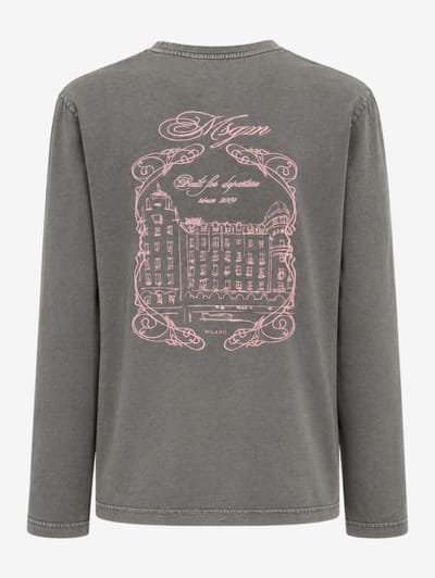 MSGM: Printed long-sleeve t-shirt