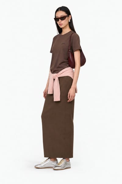 Jacquemus: Cotton T-shirt Gros Grain