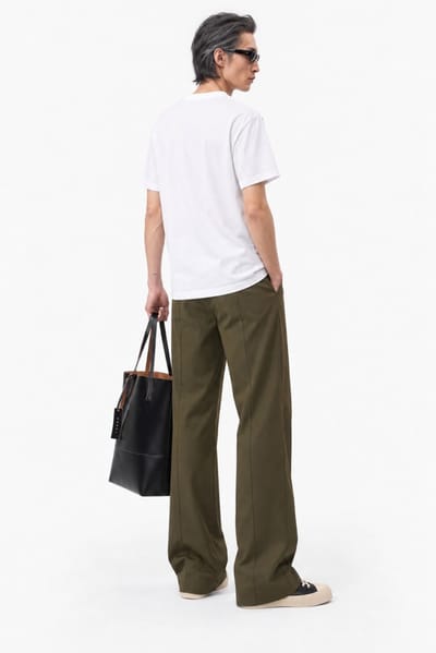 Marni: Logo cotton jersey T-shirt