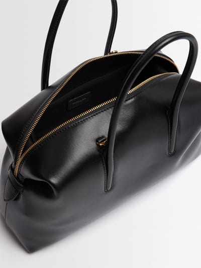 DeMellier: The Midi Stockholm grain leather top-handle bag
