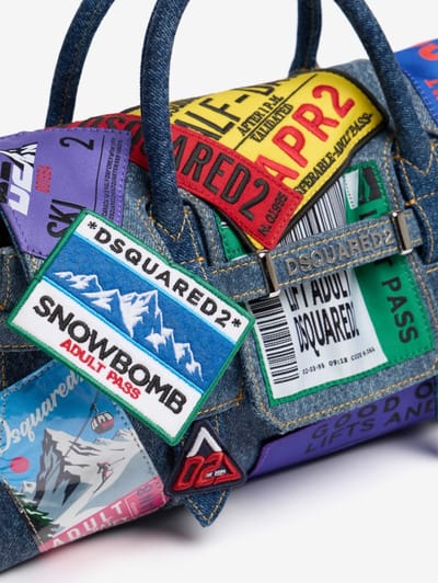 Dsquared2: Twin denim handbag