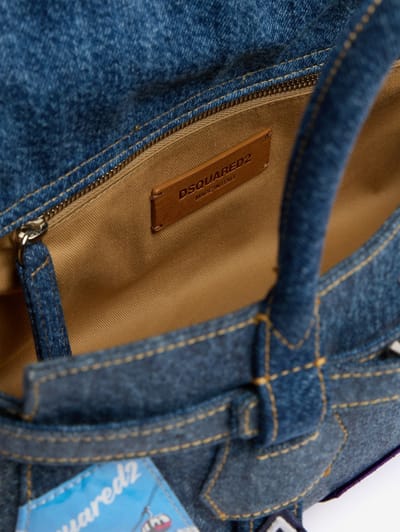 Dsquared2: Twin denim handbag