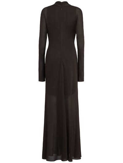 Giuseppe Di Morabito: Draped long dress with knot