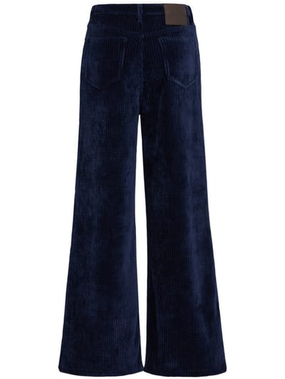 CRUNA: Wide leg mid rise pants