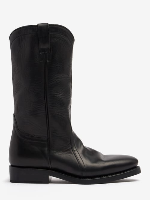 Jil Sander: 20mm Bruce leather cowboy boots
