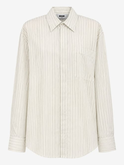 MSGM: Long sleeve Modal shirt