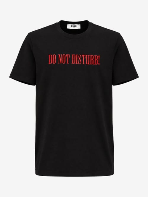 MSGM: Cotton short sleeve t-shirt