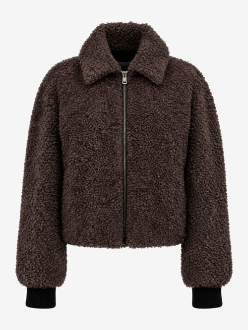 MSGM: Faux shearling bomber jacket