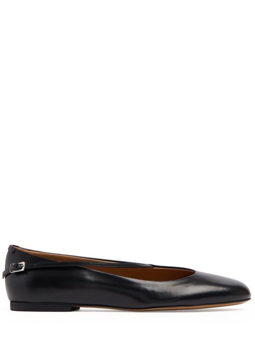 Jil Sander: Elyss Rindsleder Ballerinas