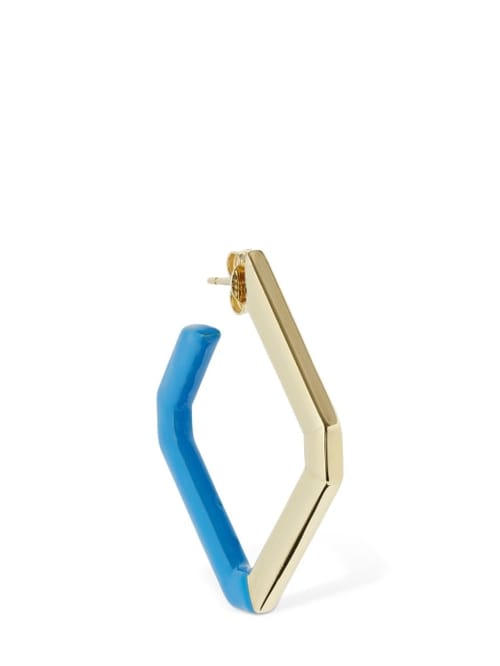 EÉRA: Allegra 18kt gold & rubber mono earring