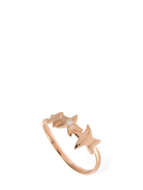 DoDo: Stellina 9kt gold & diamond thin ring