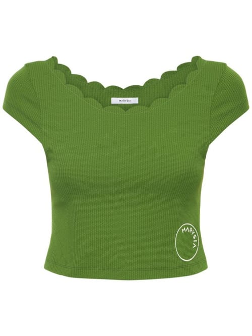 Marysia: Iga stretch tech crop top