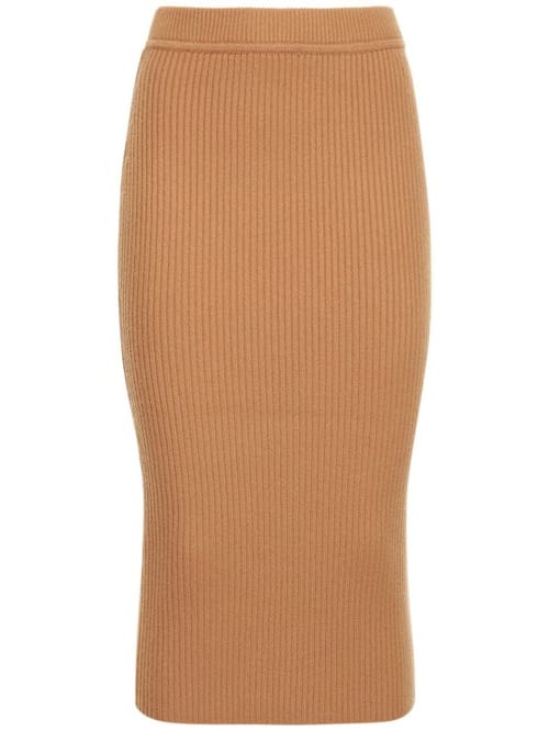 Michael Kors Collection: Cashmere pencil midi skirt
