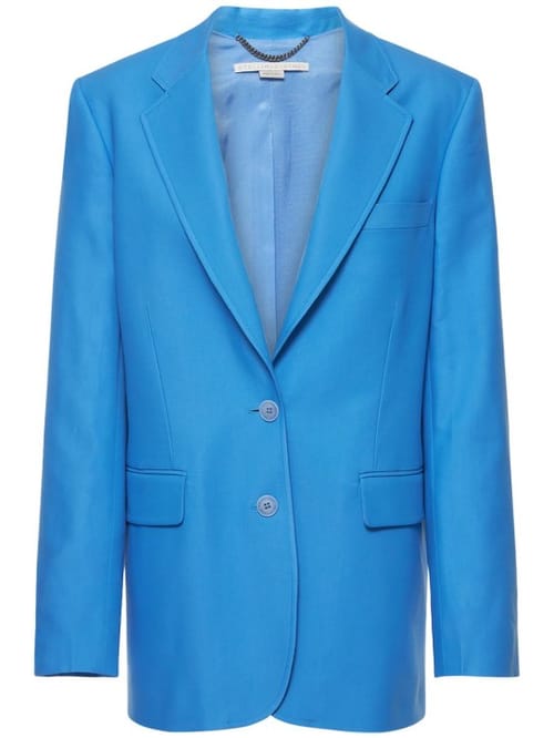 Stella McCartney: Fluid viscose blend oversized blazer