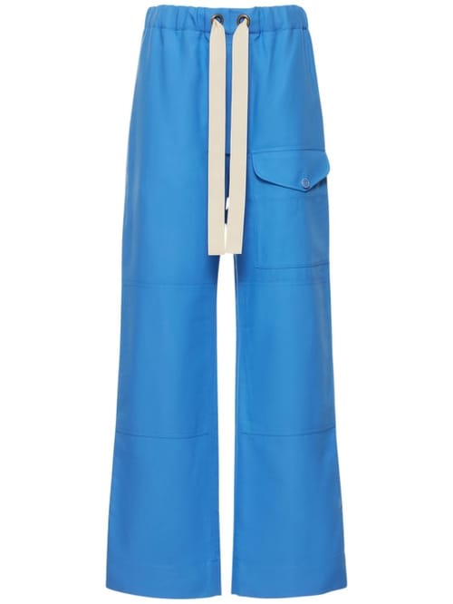 Stella McCartney: Fluid viscose blend high waist pants