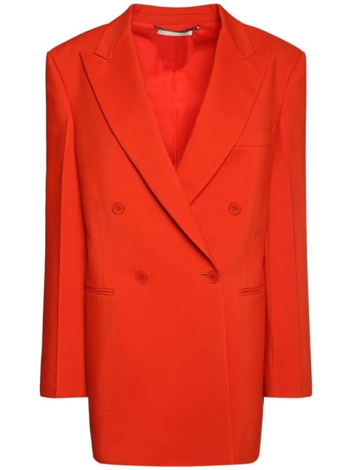 Stella McCartney: Fluid viscose blend oversized blazer