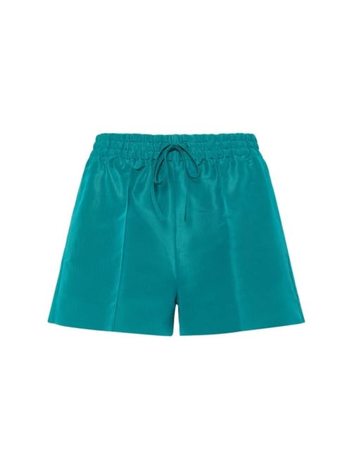 Valentino: Silk faille elastic mini shorts