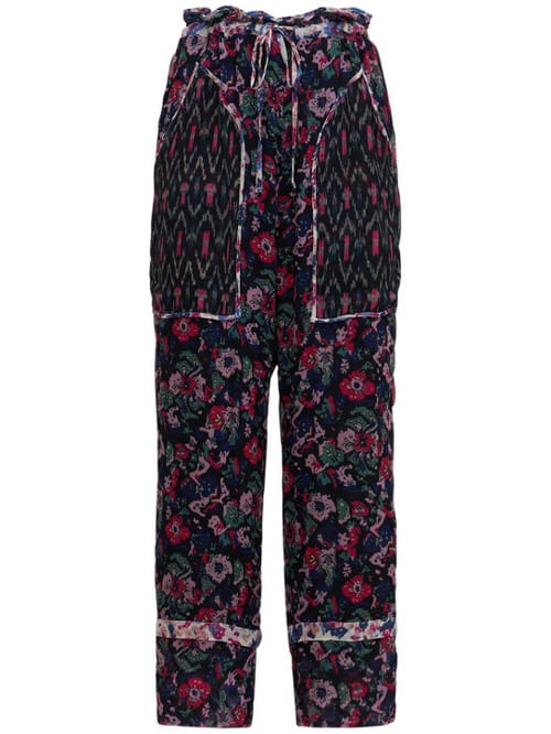 Marant Etoile: Ryama printed chiffon pants