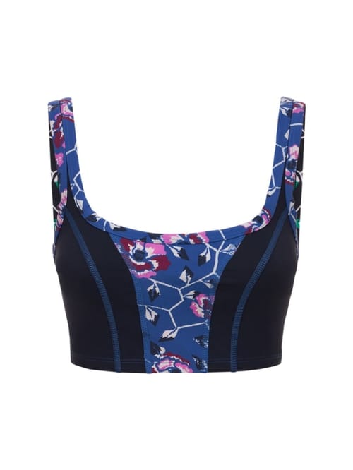 Marant Etoile: Taceya printed tech sports bra