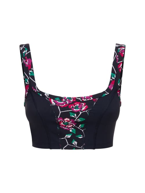 Marant Etoile: Taceya printed tech sports bra