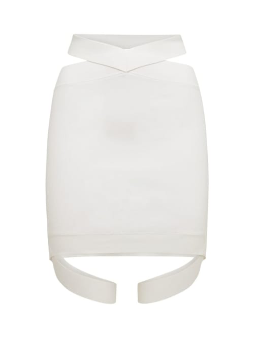 Dion Lee: LVR独家人造丝针织迷你短裙