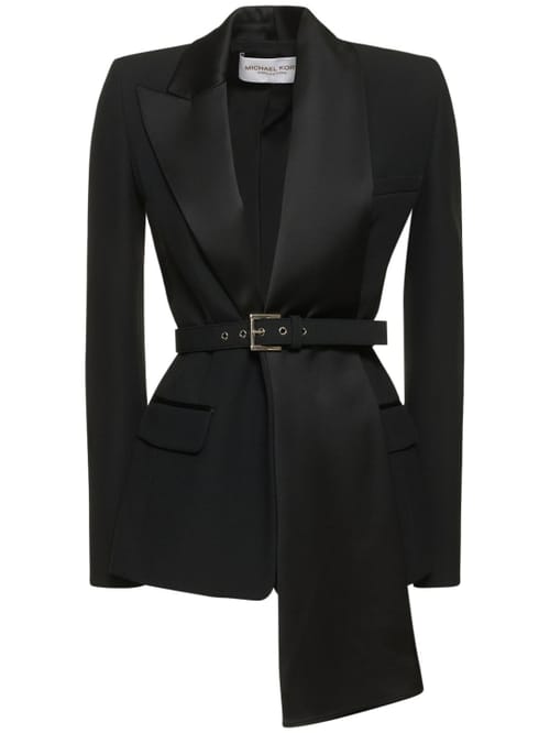 Michael Kors Collection: 绉纱sable西服夹克