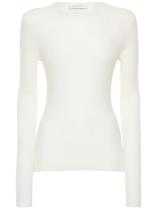 Michael Kors Collection: Crew Neck Long Sleeve Pullover