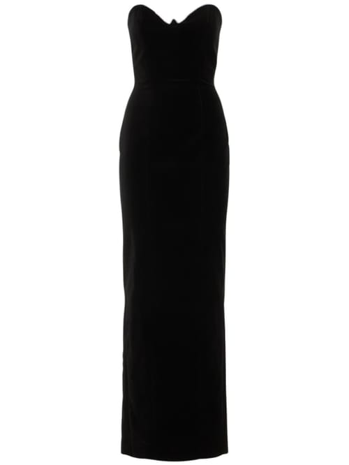 Alexandre Vauthier: Long dress with sweetheart neckline