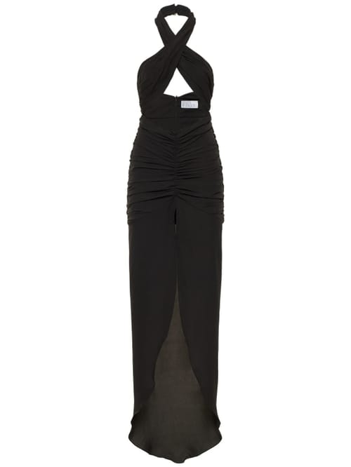 Giuseppe Di Morabito: Halterneck maxi dress with ruching
