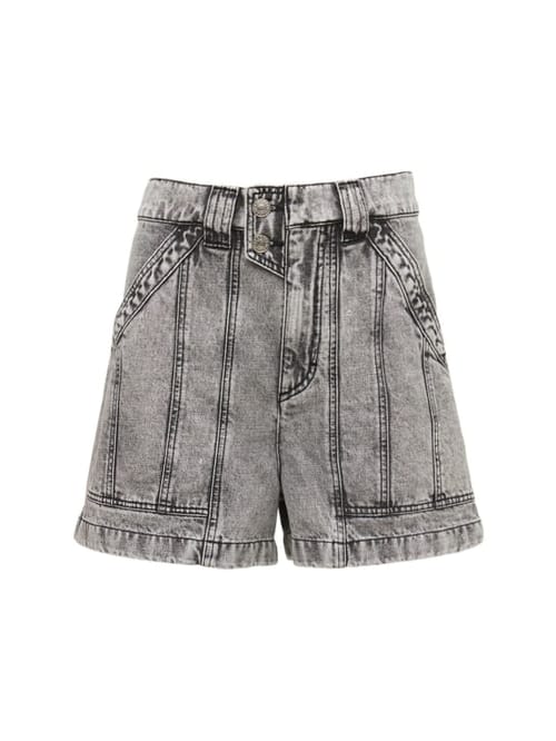 Marant Etoile: Vinca棉质牛仔短裤