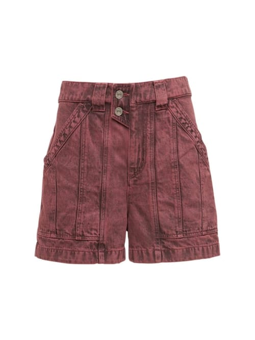 Marant Etoile: Vinca棉质牛仔短裤